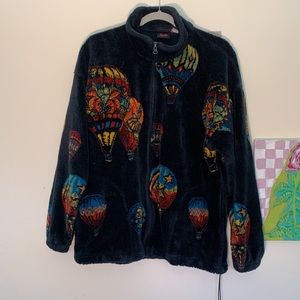 VINTAGE 80s AIR BALLOON TEDDY COAT!!!